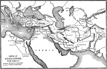 Preview of Map of the Empire of Alexander the Great