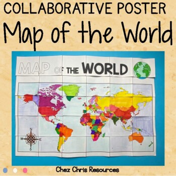 Preview of Map of the World Collaborative Poster