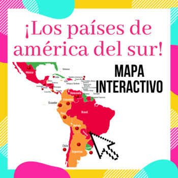 Preview of Mapa Interactivo - Países de América del Sur