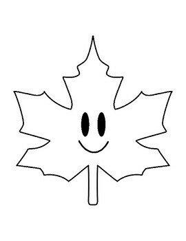 Maple Leaf Emotion Stick Puppets by Mandi Lynn | TPT