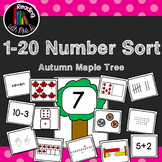 Number Subitizing Sort 1-20 #tptehteam