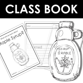 Preview of Maple Syrup Class Book