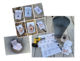 Maple Syrup Letter Match or Write the Room Alphabet Cards