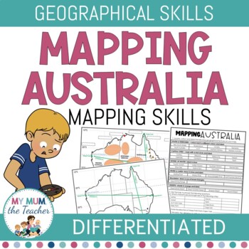 Preview of Mapping Australia | Geographical Skills Map Labelling