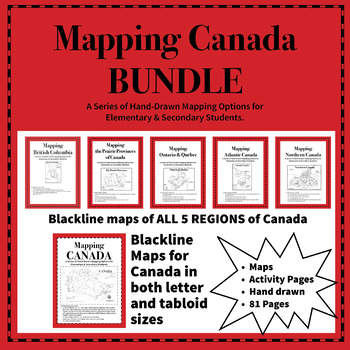 Preview of Mapping Canada Bundle