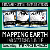 Mapping Earth Lab Stations Bundle | Printable, Digital & Editable