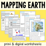 Mapping Earth - Reading Comprehension Worksheets