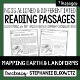 Mapping Earth & Landforms Reading Passages | Printable Dig