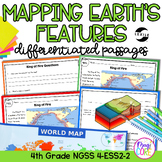 Mapping Earth's Features NGSS 4-ESS2-2 - Science Different