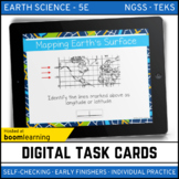 Mapping Earth's Surface Digital Task Cards - Boom Cards