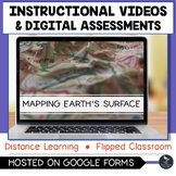 Mapping Earth's Surface Instructional Videos & Digital Quiz 