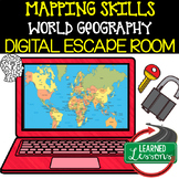 Mapping Skills Digital Escape Room, Mapping Skills Breakou