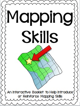 Preview of Mapping Skills Interactive Reader, Student Booklet, Assessment AMERICAN Version