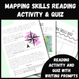 Mapping Skills Reading Activity and Quiz