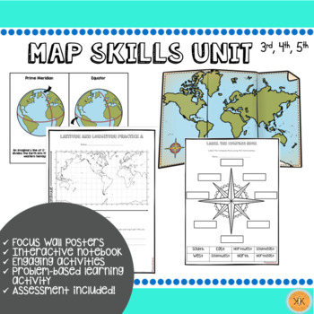 Preview of Mapping Skills Unit