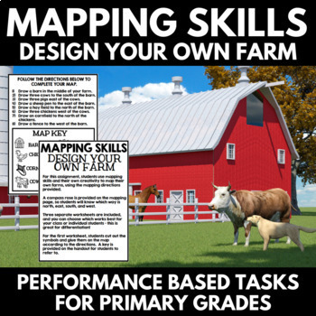 Preview of Mapping Skills and Activities - Geography - Map Design - Map Activity