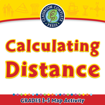 Preview of Mapping Skills with Google Earth™:Calculating Distance Activity NOTEBOOK Gr. 3-5