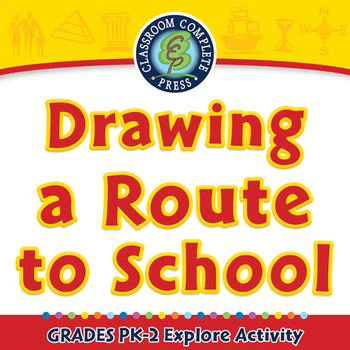 Preview of Mapping Skills with Google Earth™: Drawing a Route to School - Explore -NOTEBOOK