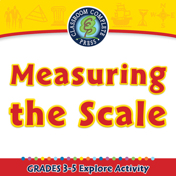 Preview of Mapping Skills with Google Earth™: Measuring the Scale -Explore NOTEBOOK Gr. 3-5