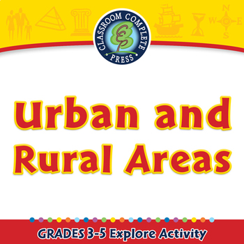 Preview of Mapping Skills with Google Earth™:Urban and Rural Areas Explore NOTEBOOK Gr. 3-5