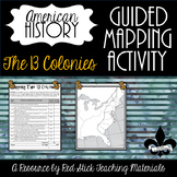 Mapping The 13 Colonies Activity--No PREP!