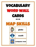 Word Wall Vocabulary Cards: Map Skills