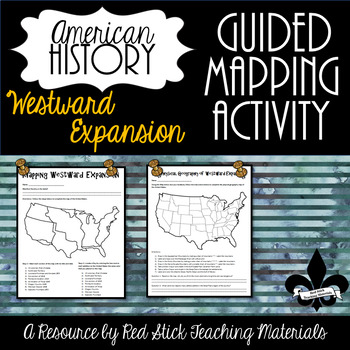 Preview of Mapping Westward Expansion Activity--No PREP!