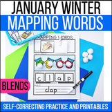 Orthographic Mapping Words - Beginning Consonant Blends - 