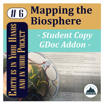 Preview of Mapping the Biosphere: Student Copy