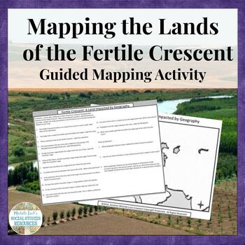 Preview of Mapping the Lands of the Fertile Crescent Geography and History Activity