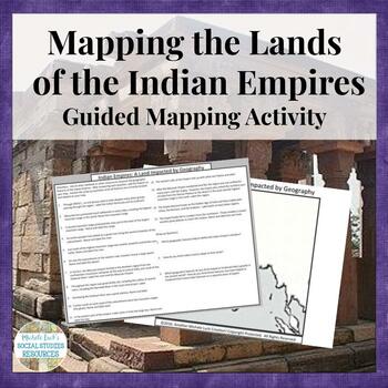Preview of Mapping the Lands of the Indian Empires of Mauryan and Gupta Geography Activity