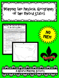 Mapping the Physical Geography of the United States--No PREP!