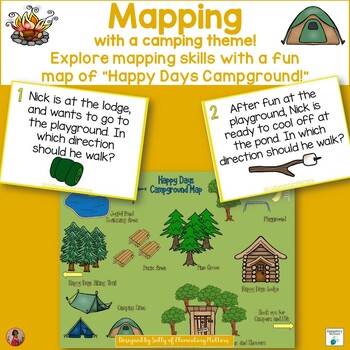 Preview of Mapping with a Camping Theme
