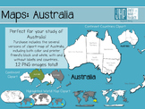 Maps: Australia (clipart)