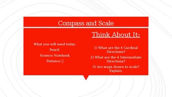 Preview of Maps - Compass Rose and Scale Introduction