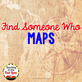 Maps Find Someone Who Class Activity - Texas History