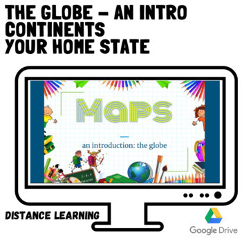 Preview of Maps/Globe - An Introduction, Google Slides™