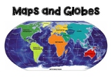 Maps & Globes 7 Continents & Oceans Landforms Map Skills A