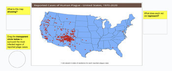 Preview of Maps & Graph-Performance Task (Bubonic Plague)