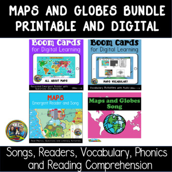 Preview of Maps and Globes Reading Comprehension