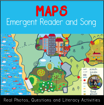 Preview of Maps Reading Comprehension for First Grade