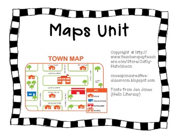 Preview of Maps Unit - Perfect for Early Elementary