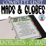 Maps and Globes COMPLETE UNIT - DIFFERENTIATED