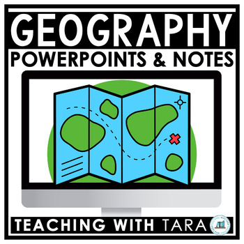 Preview of Maps and Globes | Geography Lessons | Editable PowerPoint Slides and Notes