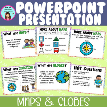 Preview of Maps and Globes PowerPoint Presentation