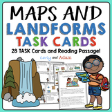 Maps and Landforms Task Cards