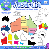 Maps of Australia and Australian States