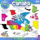 Canada: Clip Art Maps of Canada