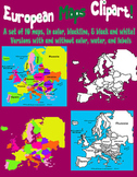 European Maps Clip Art