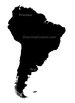 Maps of South America: Black and White BUNDLE by Maps of the World